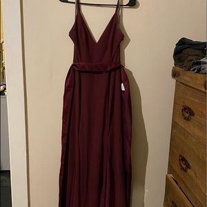 Vera Wang bridesmaid dress. Color Wine. Size 0